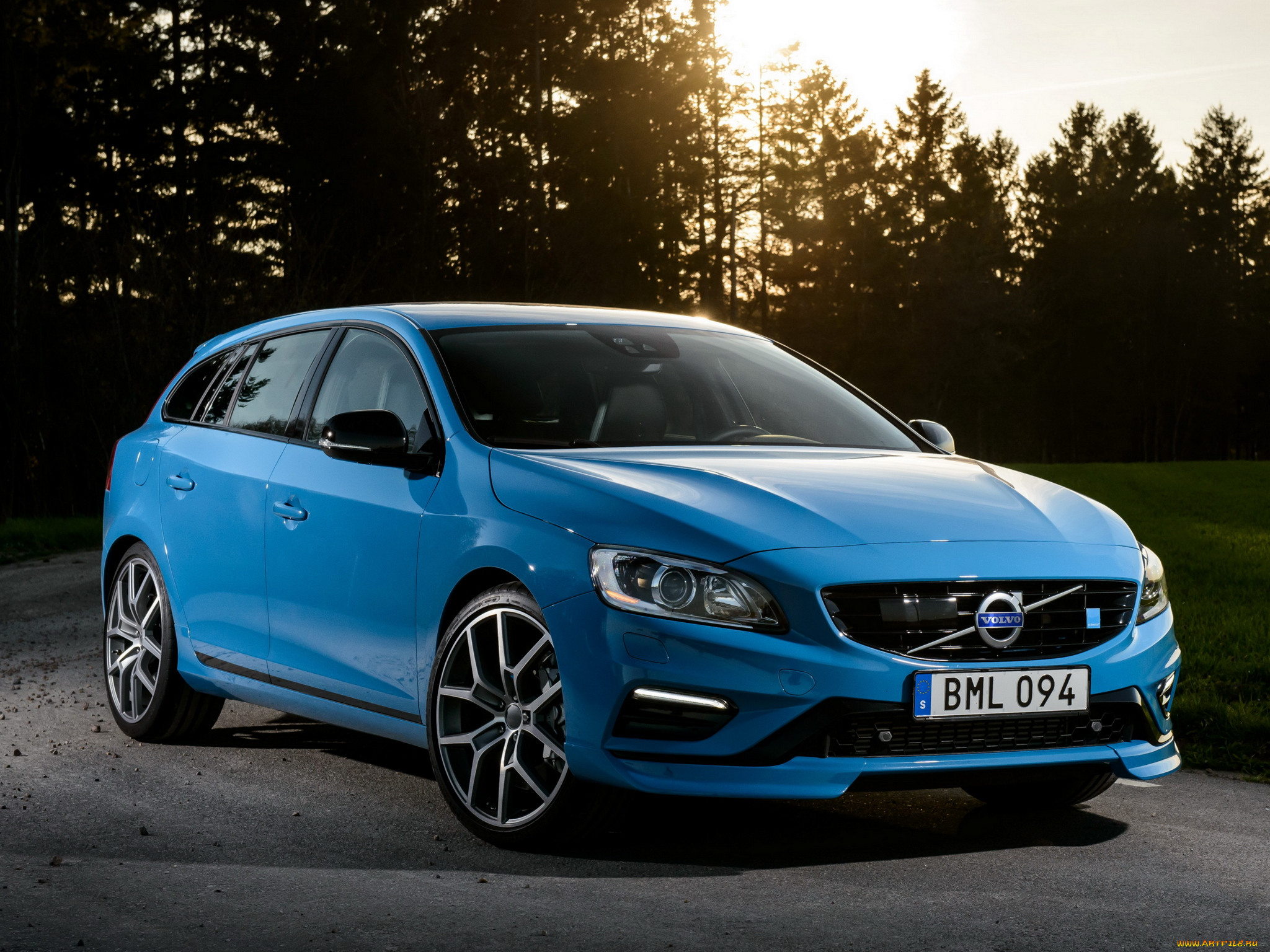 , volvo, polestar, v60, 2014, 